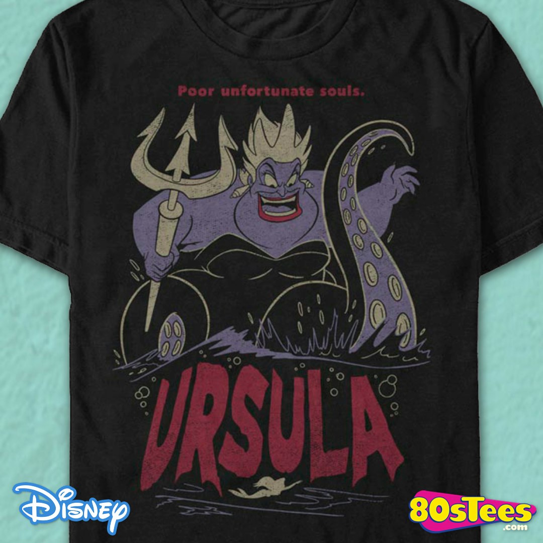 Disney M/ädchen The Little Mermaid Classic Ursula T-Shirt